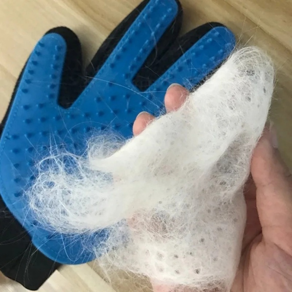 Pet Cat Dog Grooming Gloves Ca - Rubber Glove Cleaning avis et prix