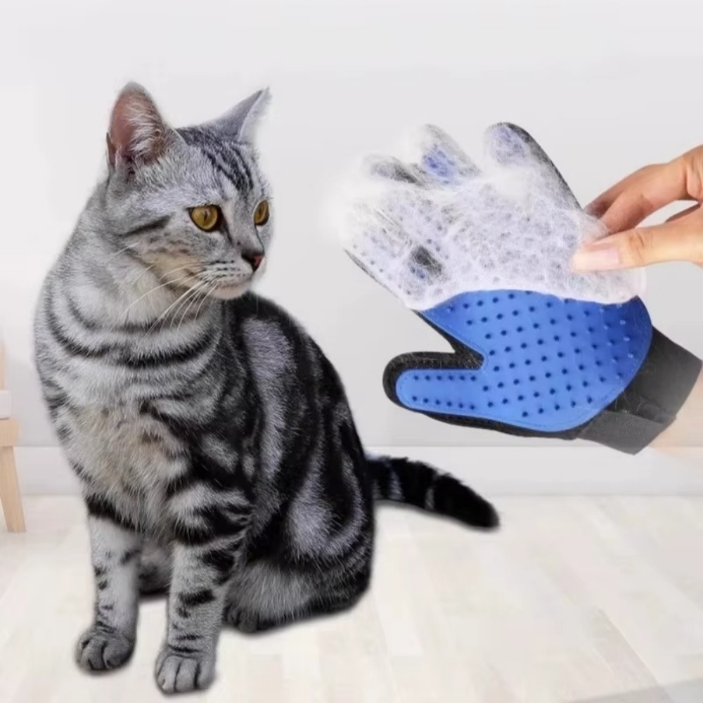 Pet Cat Dog Grooming Gloves Ca - Rubber Glove Cleaning avis et prix