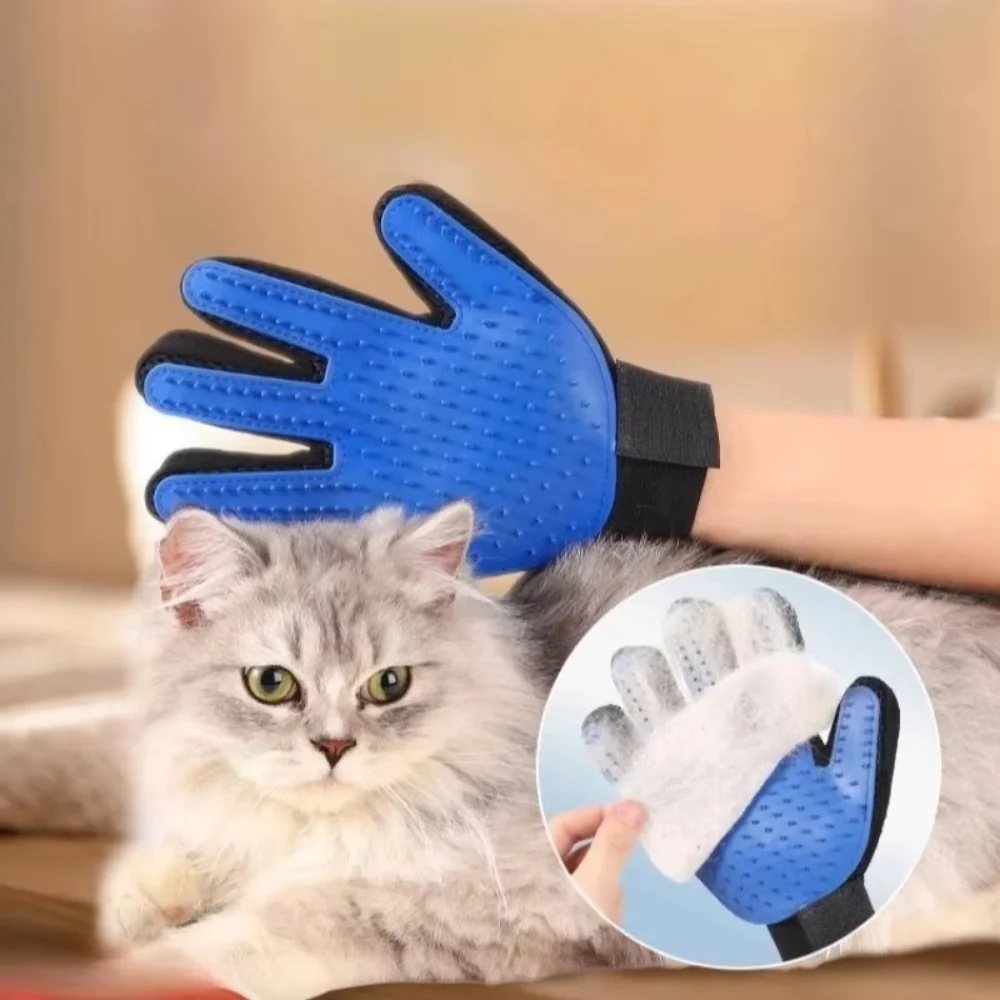 Pet Cat Dog Grooming Gloves Ca - Rubber Glove Cleaning avis et prix