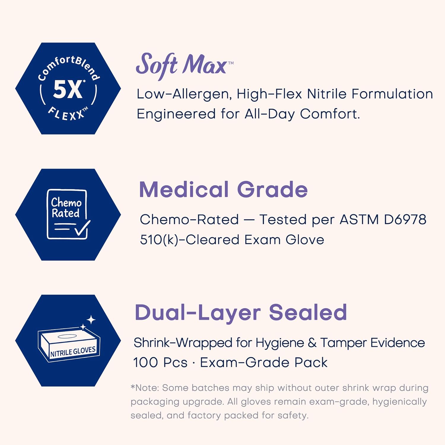 Medical Soft Max™ Nitrile Disp - Exam Glove Nitrile avis et prix