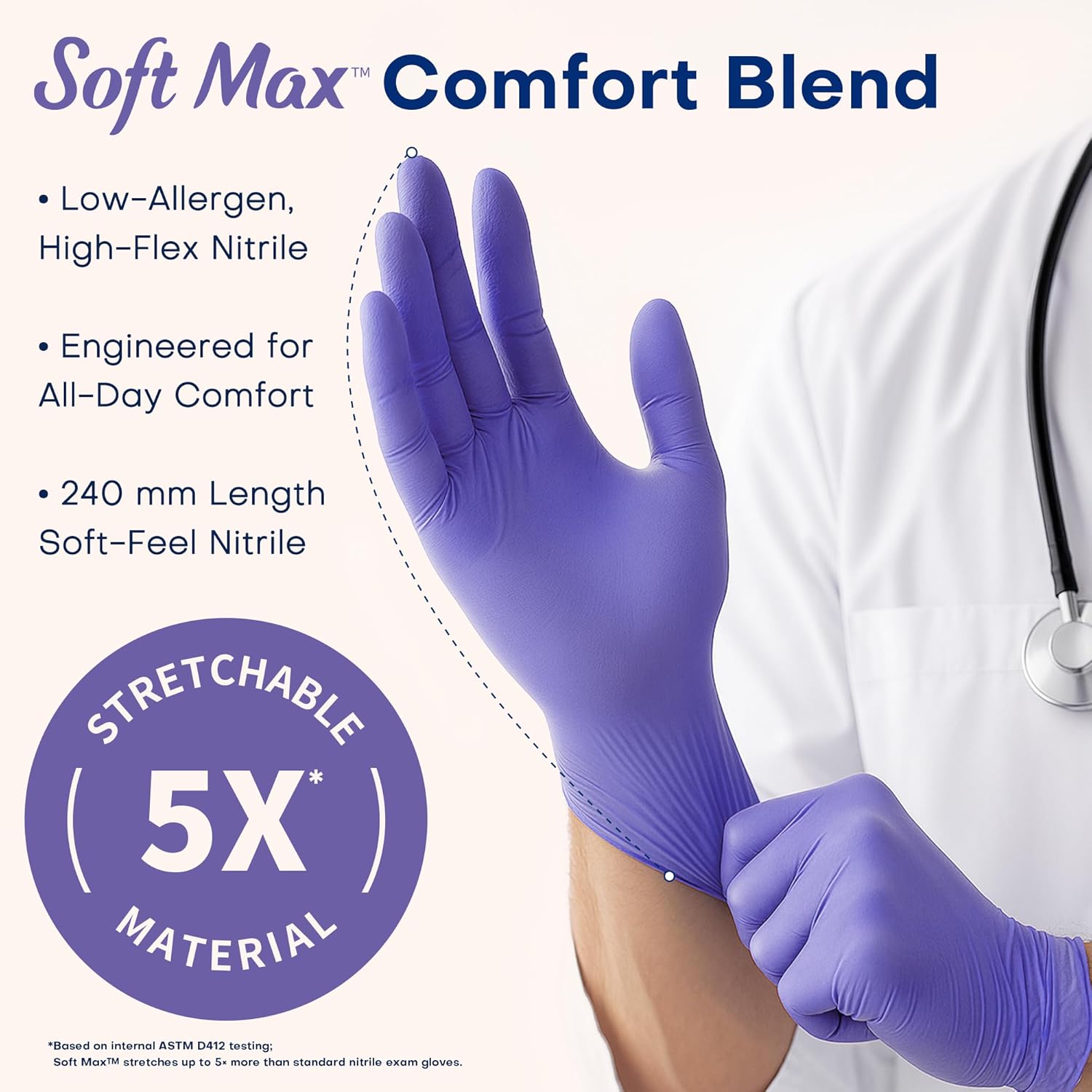 Medical Soft Max™ Nitrile Disp - Exam Glove Nitrile avis et prix