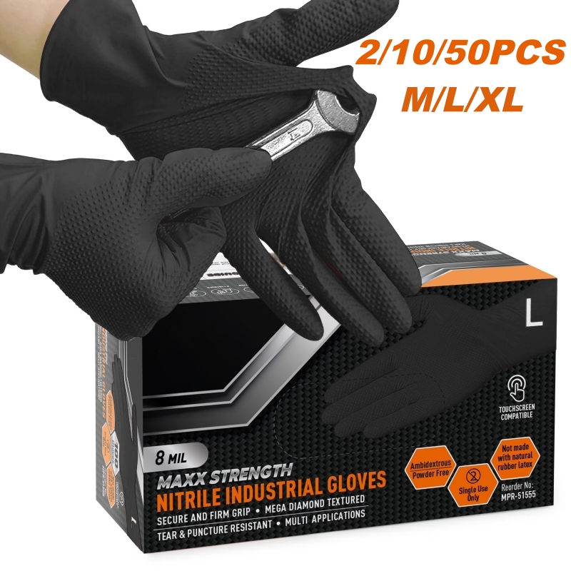 Heavy Duty Nitrile Safety Work - Nitrile Mechanic Glove avis et prix
