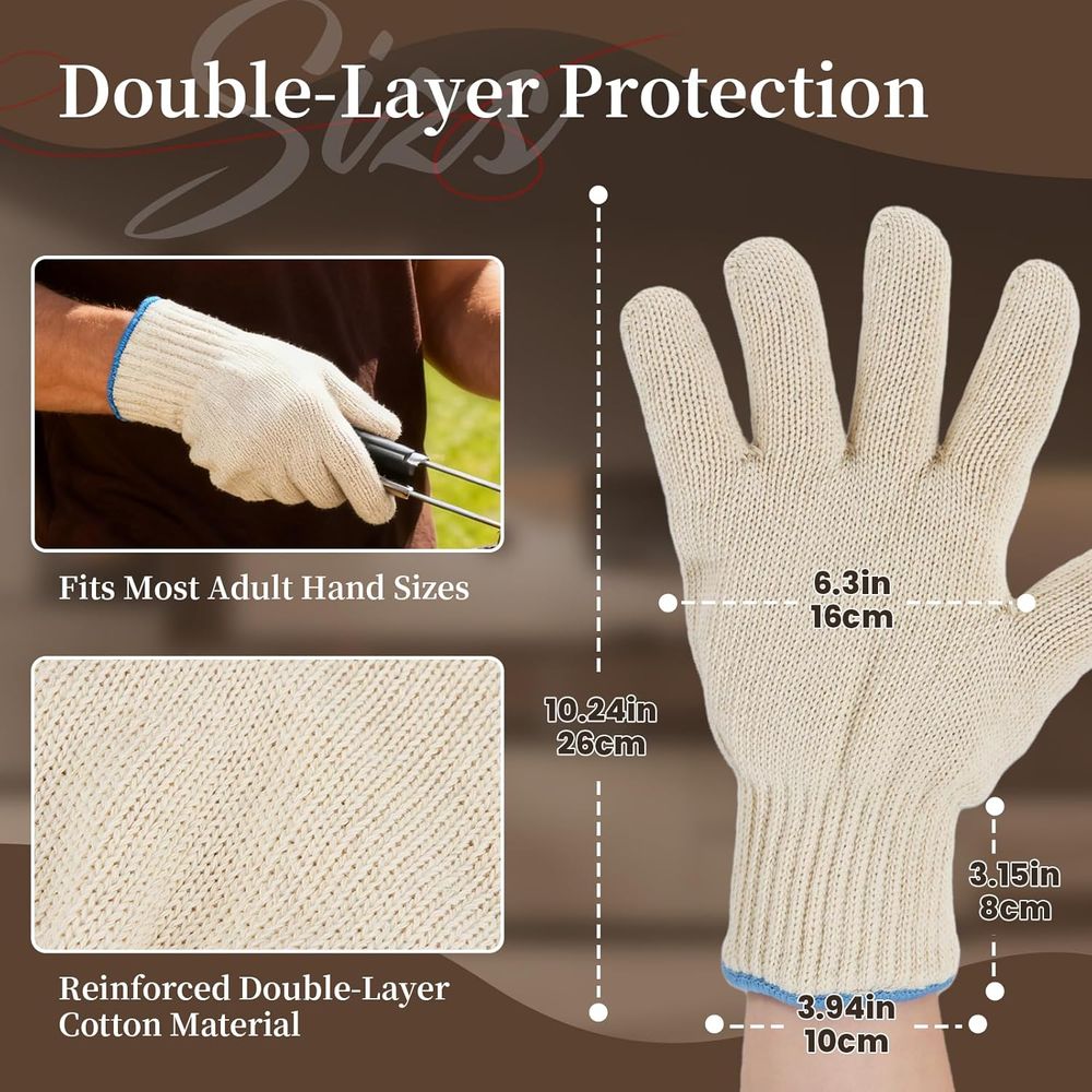 Heat-Resistant BBQ Gloves - Fu - Heat Resistant Glove avis et prix
