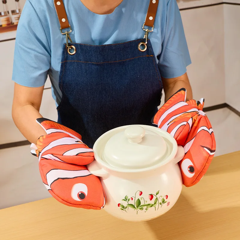 1PC,Cotton Oven Mitts Heat Res - Oven Mitt Silicone avis et prix