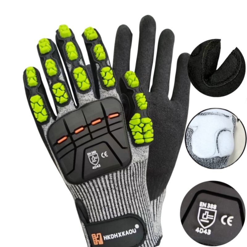 New TPR Mechanical Anti-Impact - Work Glove Impact avis et prix