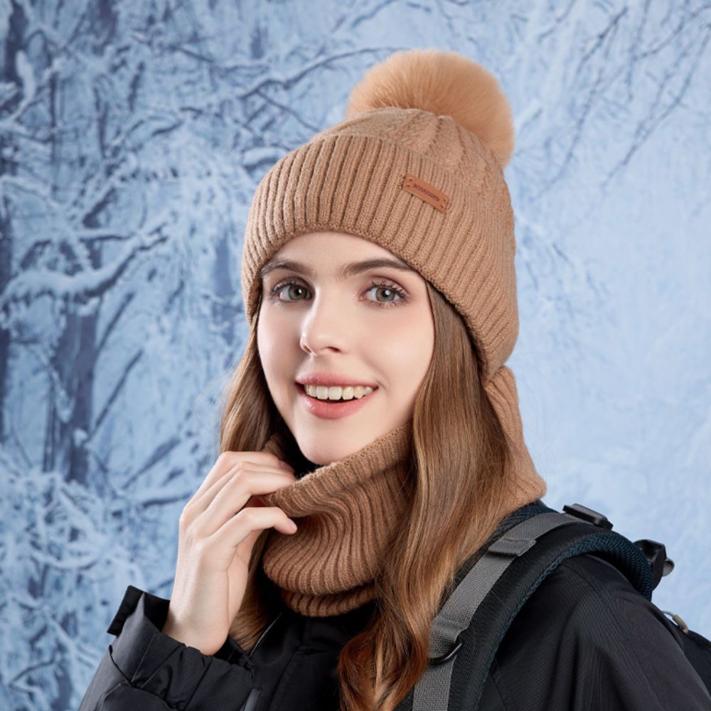 3pcs Simple Solid Color Hat Sc - Wool Glove Lined avis et prix