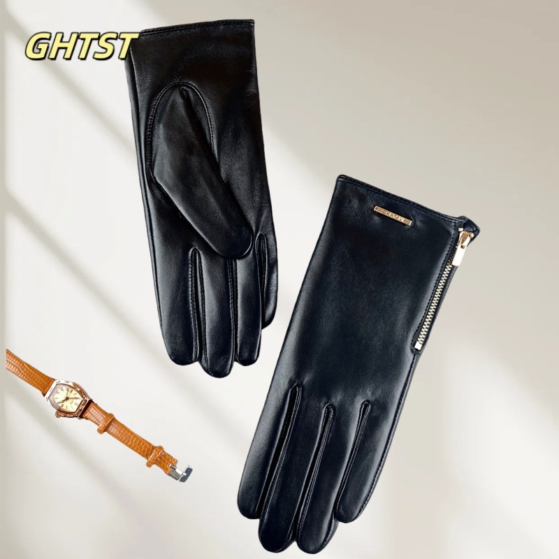 Fashion Real Sheepskin Motorcy - Leather Driving Glove avis et prix