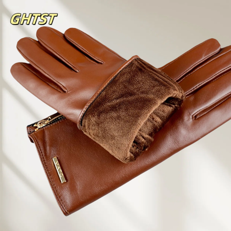 Fashion Real Sheepskin Motorcy - Leather Driving Glove avis et prix