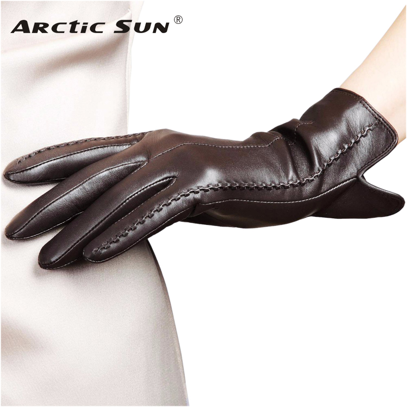Real Leather Gloves Female Hig - Leather Driving Glove avis et prix