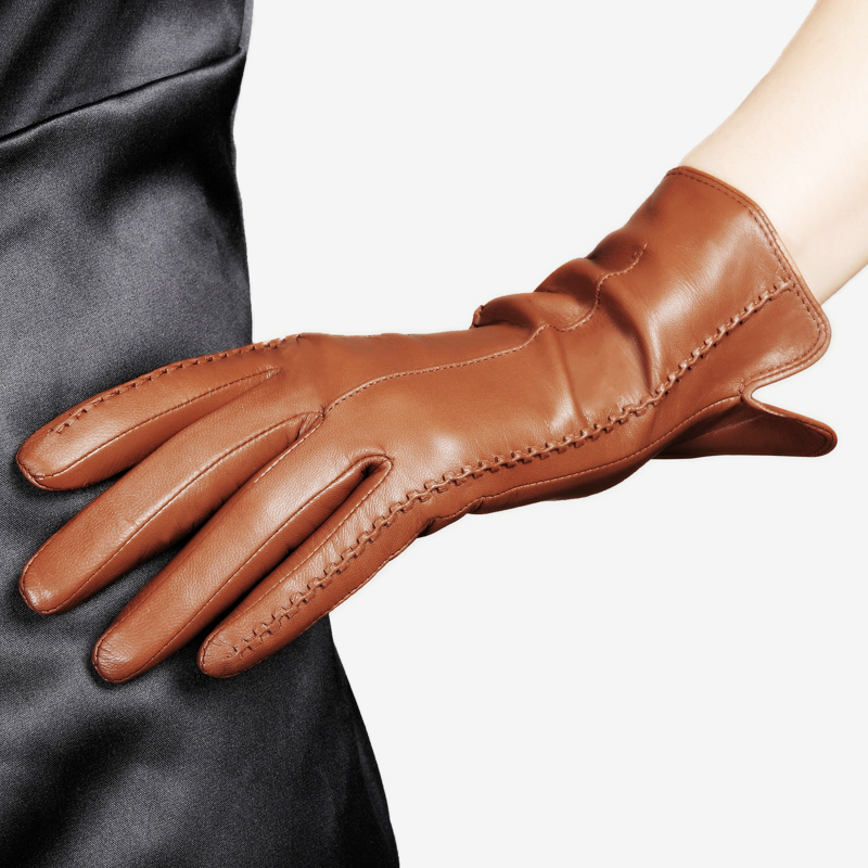 Real Leather Gloves Female Hig - Leather Driving Glove avis et prix