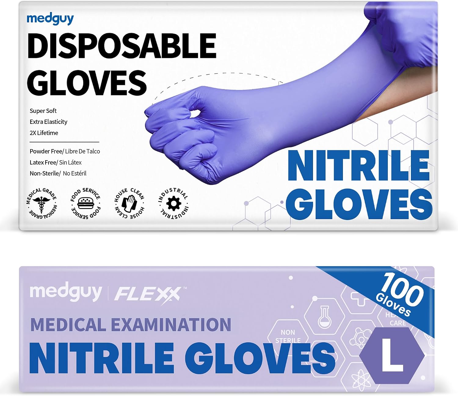 4 Mil Nitrile Exam Gloves, Pow - Exam Glove Nitrile avis et prix