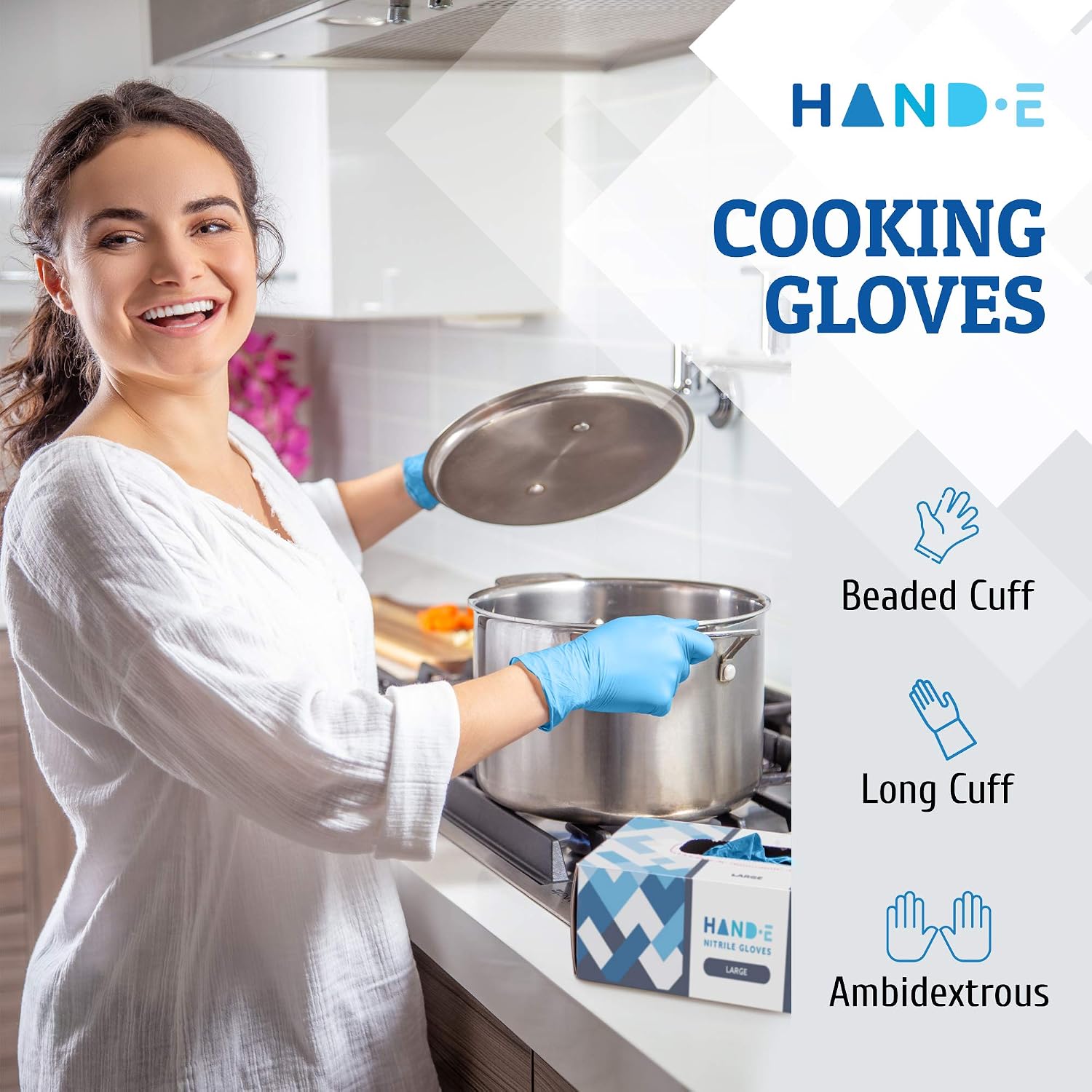 Blue Nitrile Disposable Gloves - Rubber Glove Cleaning avis et prix