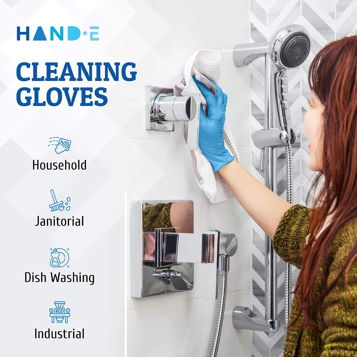 Blue Nitrile Disposable Gloves - Rubber Glove Cleaning avis et prix