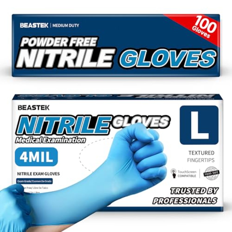 Beastek Blue Nitrile Exam Glov - Exam Glove Nitrile avis et prix