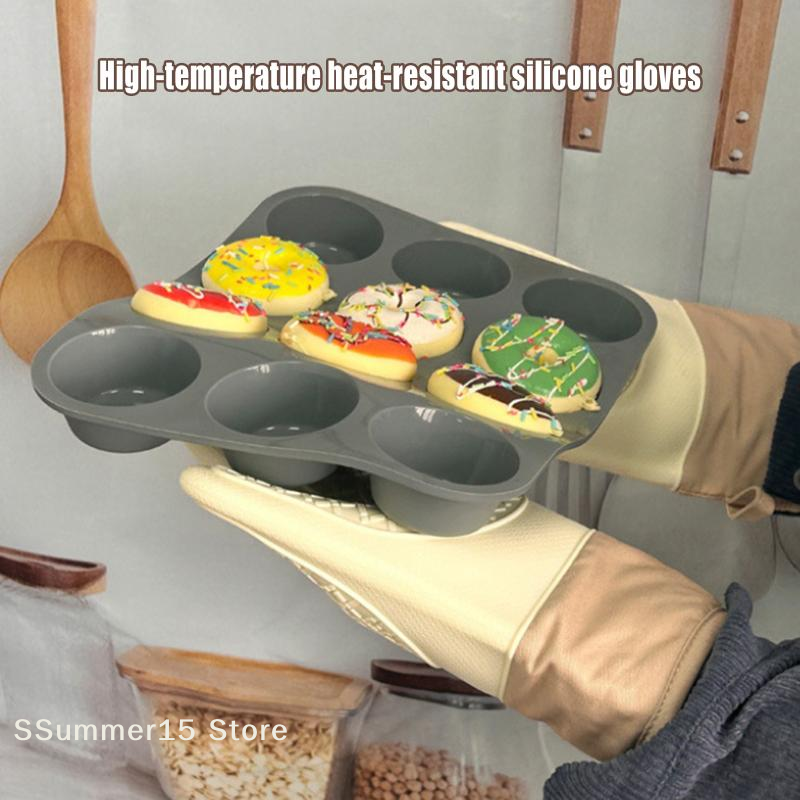 【R】Silicone Heat-insulating Gl - Oven Mitt Silicone avis et prix