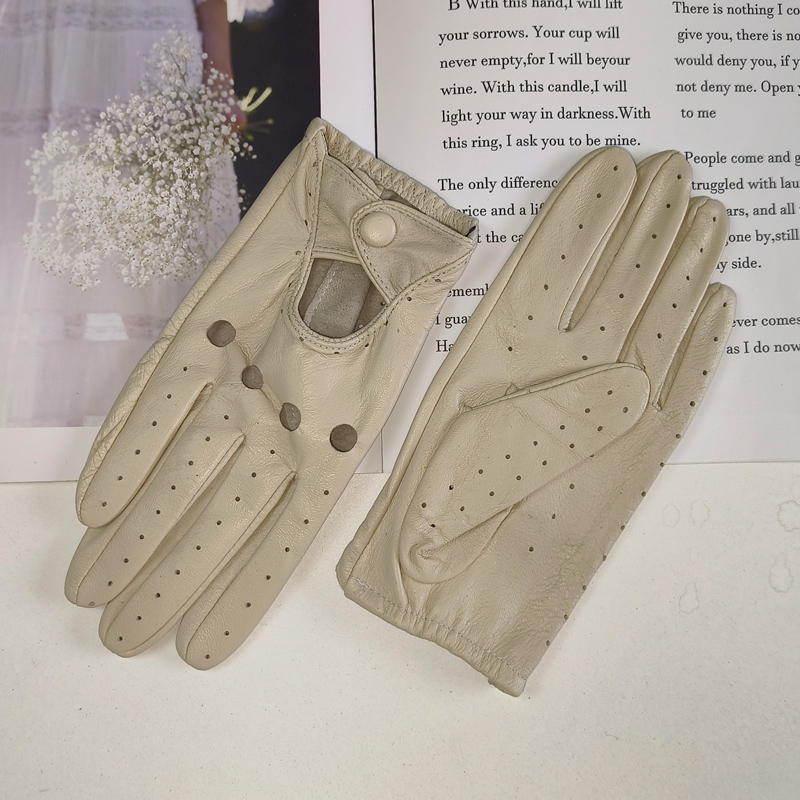 Thin Women's Sheepskin Driver  - Leather Driving Glove avis et prix
