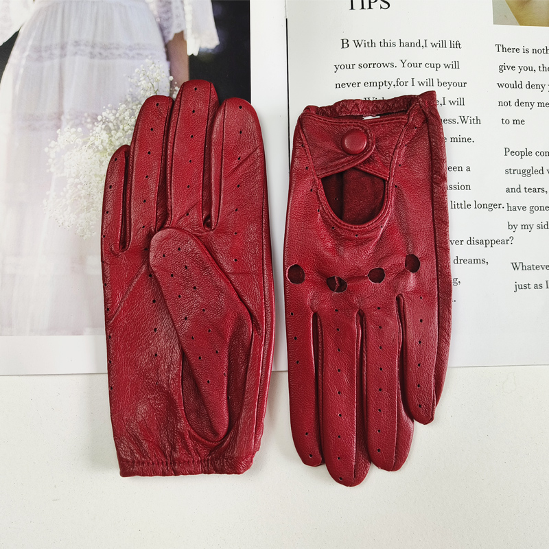 Thin Women's Sheepskin Driver  - Leather Driving Glove avis et prix