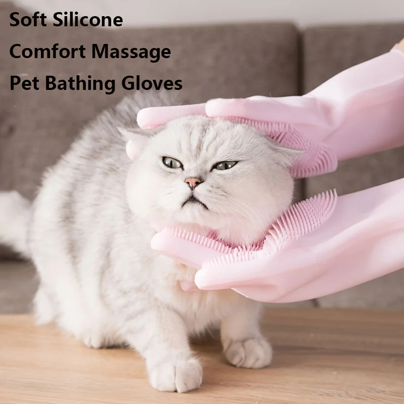 Pet Grooming Cleaning Gloves D - Rubber Glove Cleaning avis et prix